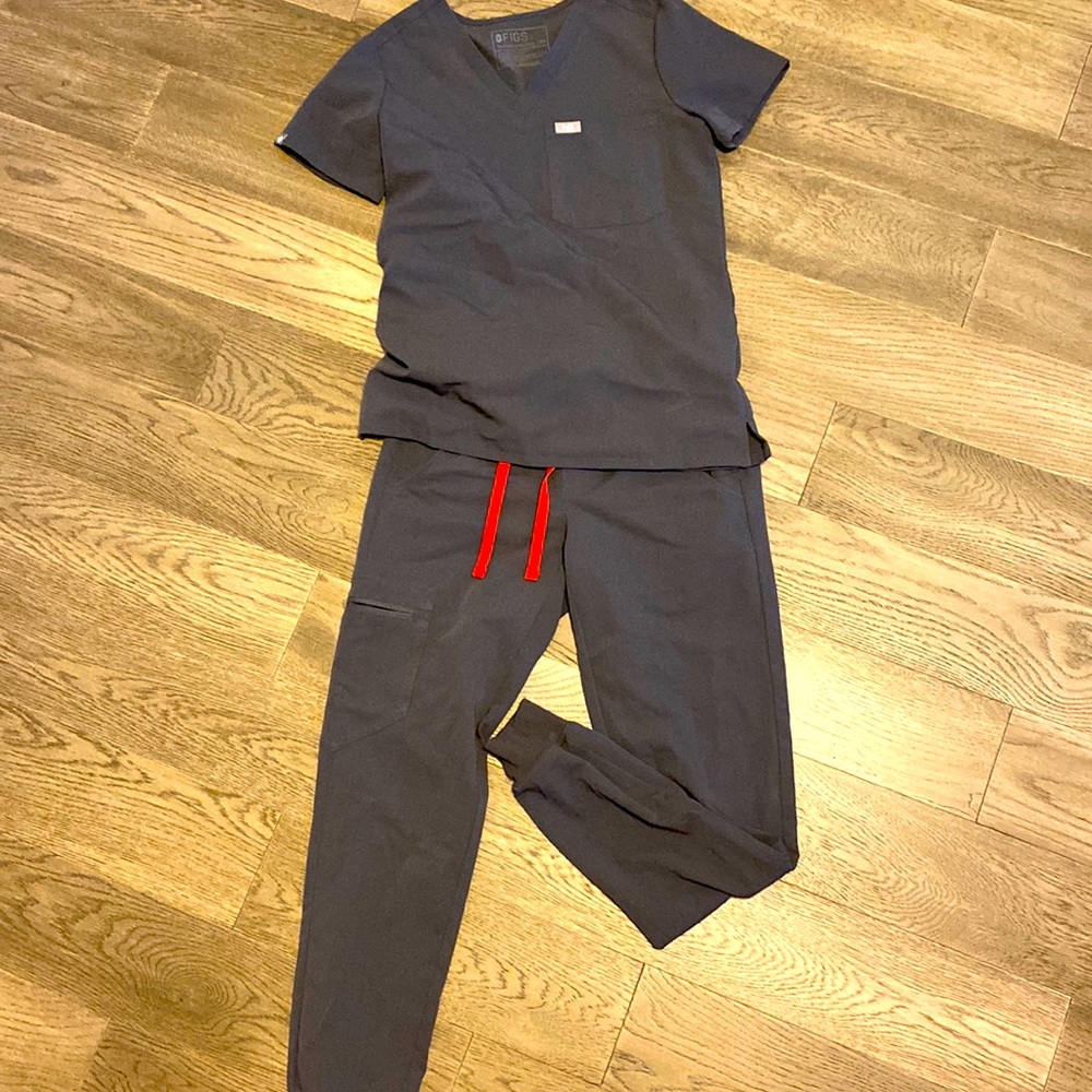 FIGS XXS CHARCOAL SET